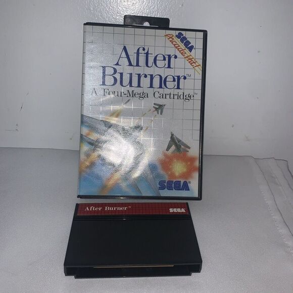 Video Game After Burner Sega Master System, A Four Mega Cartridge - Picture 3 of 9
